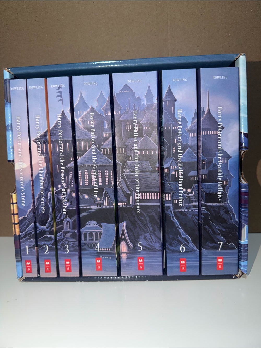 Scholastic Blue Illustrated Hardcover Book Set
